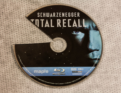 Total Recall Blu-ray disc cut